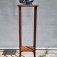 Large Art Deco plant stand H140 solid oak