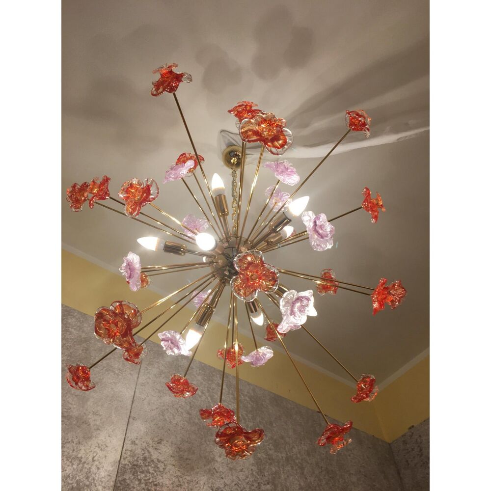 Murano glass ceiling lamp