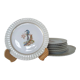 7 bird dessert plates