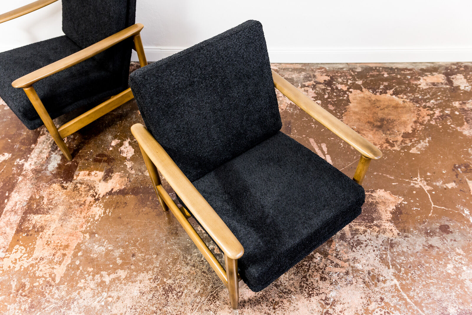 Pair of GFM 142 Armchairs by Edmund Homa, 1960s