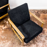 Pair of GFM 142 Armchairs by Edmund Homa, 1960s