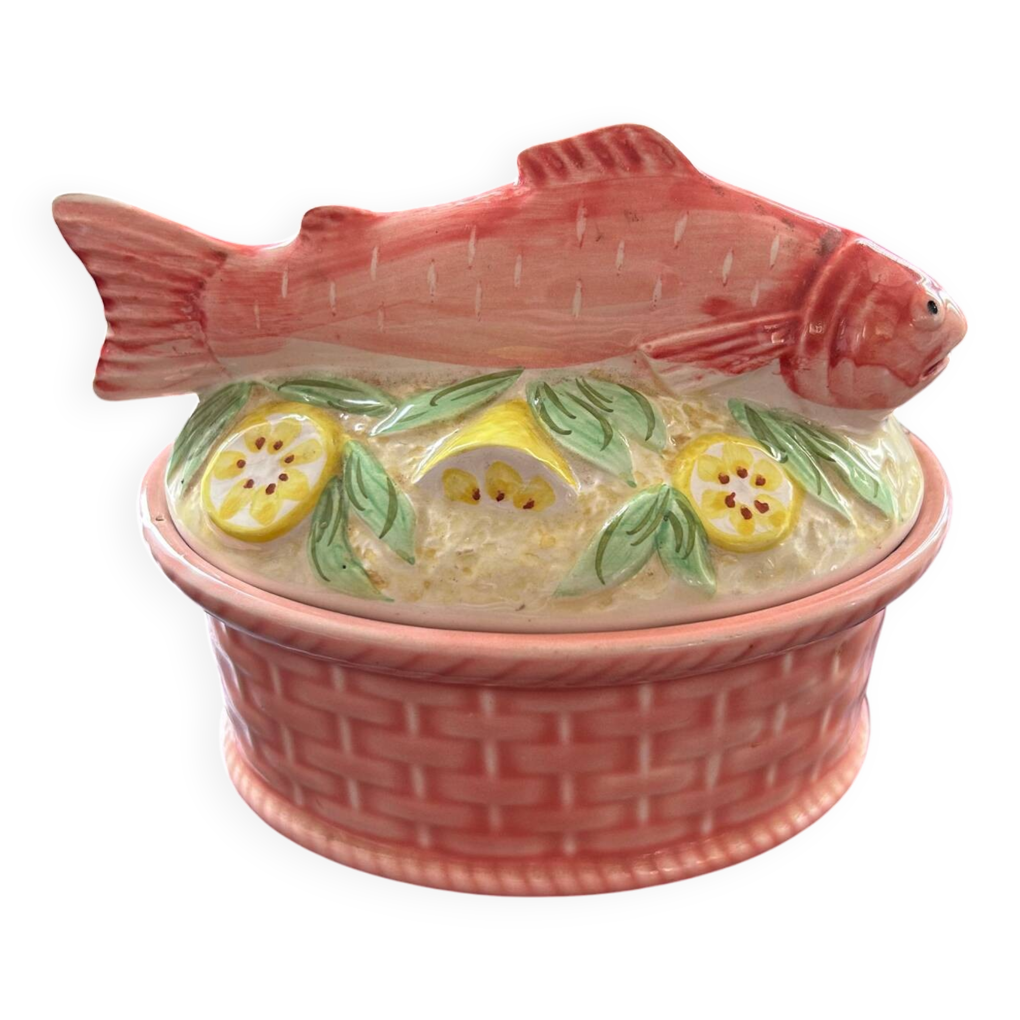 Terrine poisson et citrons en barbotine