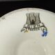 Vase with 2 polychrome handles in Gien earthenware France with Renaissance decoration 1938
