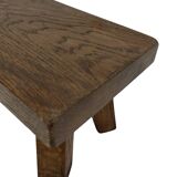 Vintage footstool stool minimalist brutalist