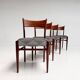 Ensemble de 4 chaises SA10 par Cees Braakman pour Pastoe, années 1960.