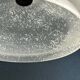 Suspension en verre style Clichy