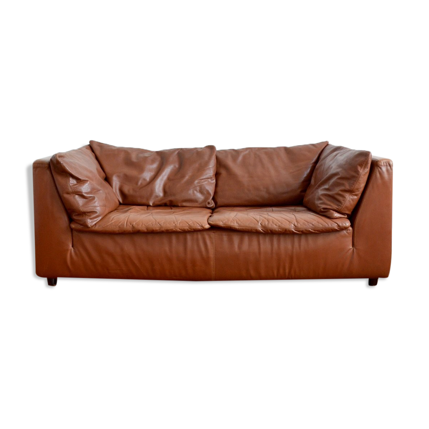 Sofa sofa leather leolux netherlands 1970s