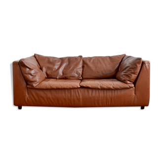 Sofa sofa leather leolux netherlands 1970s