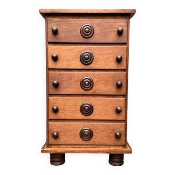 high chest of drawers Charles Dudouyt style 1940