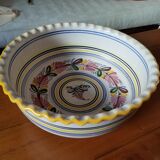 MOUSTIERS, pitcher and Provencal salad bowl