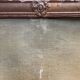 Mantelpiece mirror with bergère