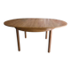 Scandinavian extendable oak table from the 1960s.