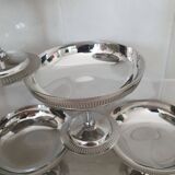 Chrome-plated stainless steel dessert bowls Jean Couzon