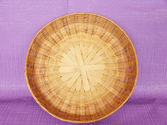 Lot 3 baskets gigogne in vintage rattan 70s/80s