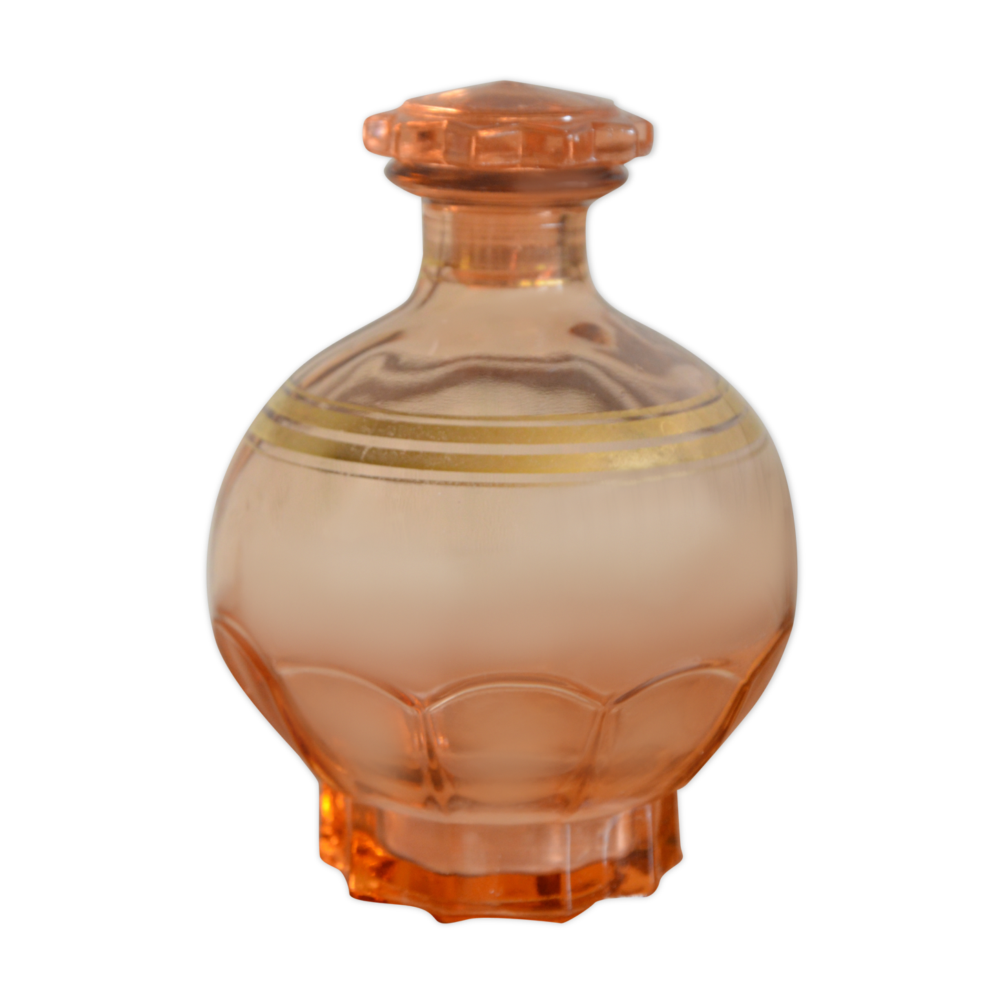 Art Deco pink carafe