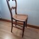 Chaise bois et cannage