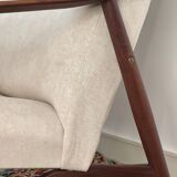 Fauteuil scandinave en teck, années 1960