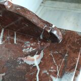 Burgundy marble dressing table