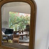 Old gilded mirror Louis Philippe style, 80x57 cm