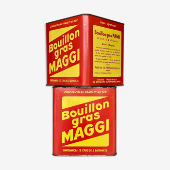 Boîtes "bouillon maggi" des années 50