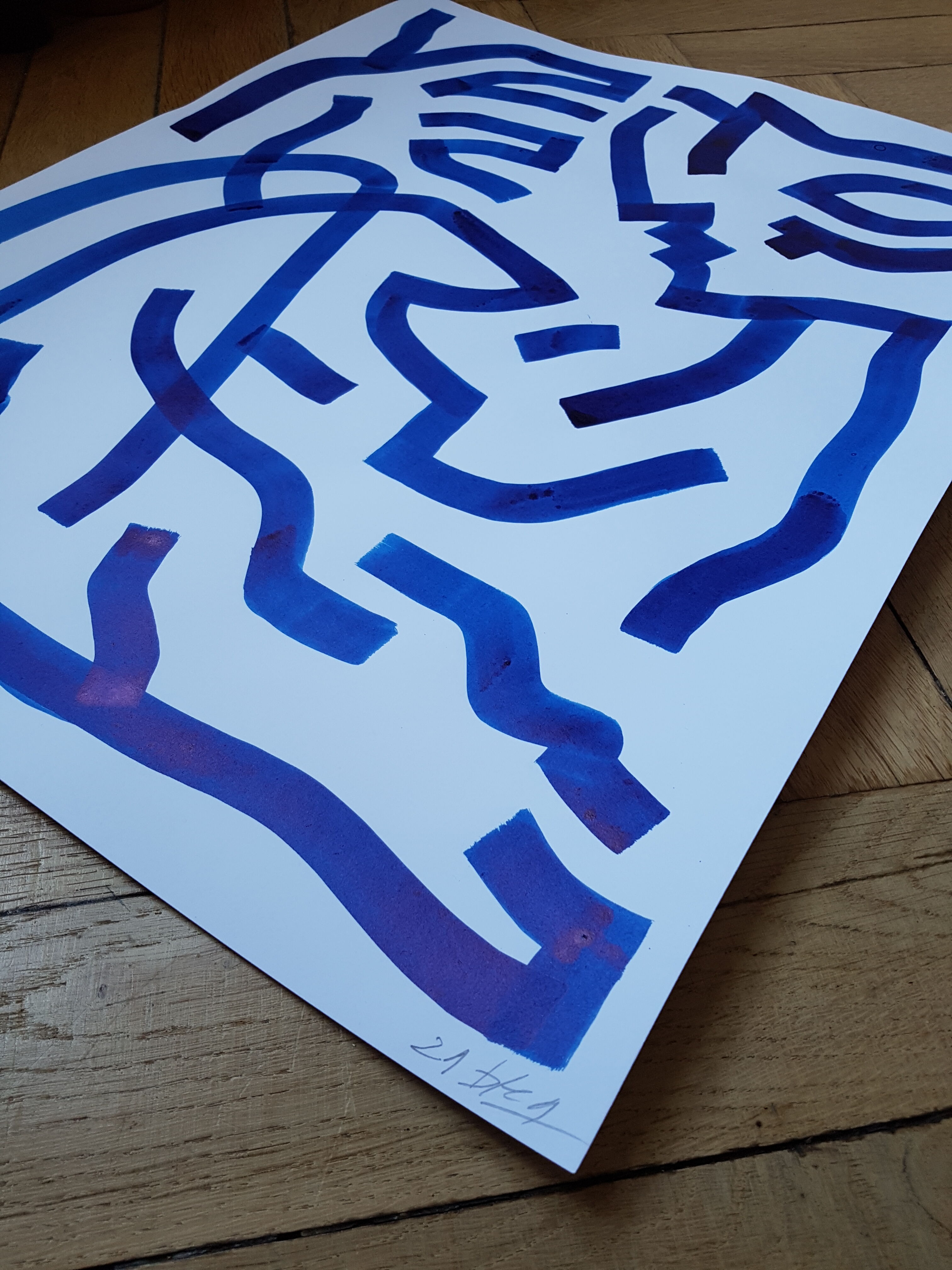 Painting on paper - Untitled