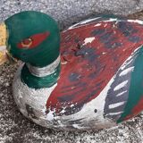Duck (old applet) in painted wood