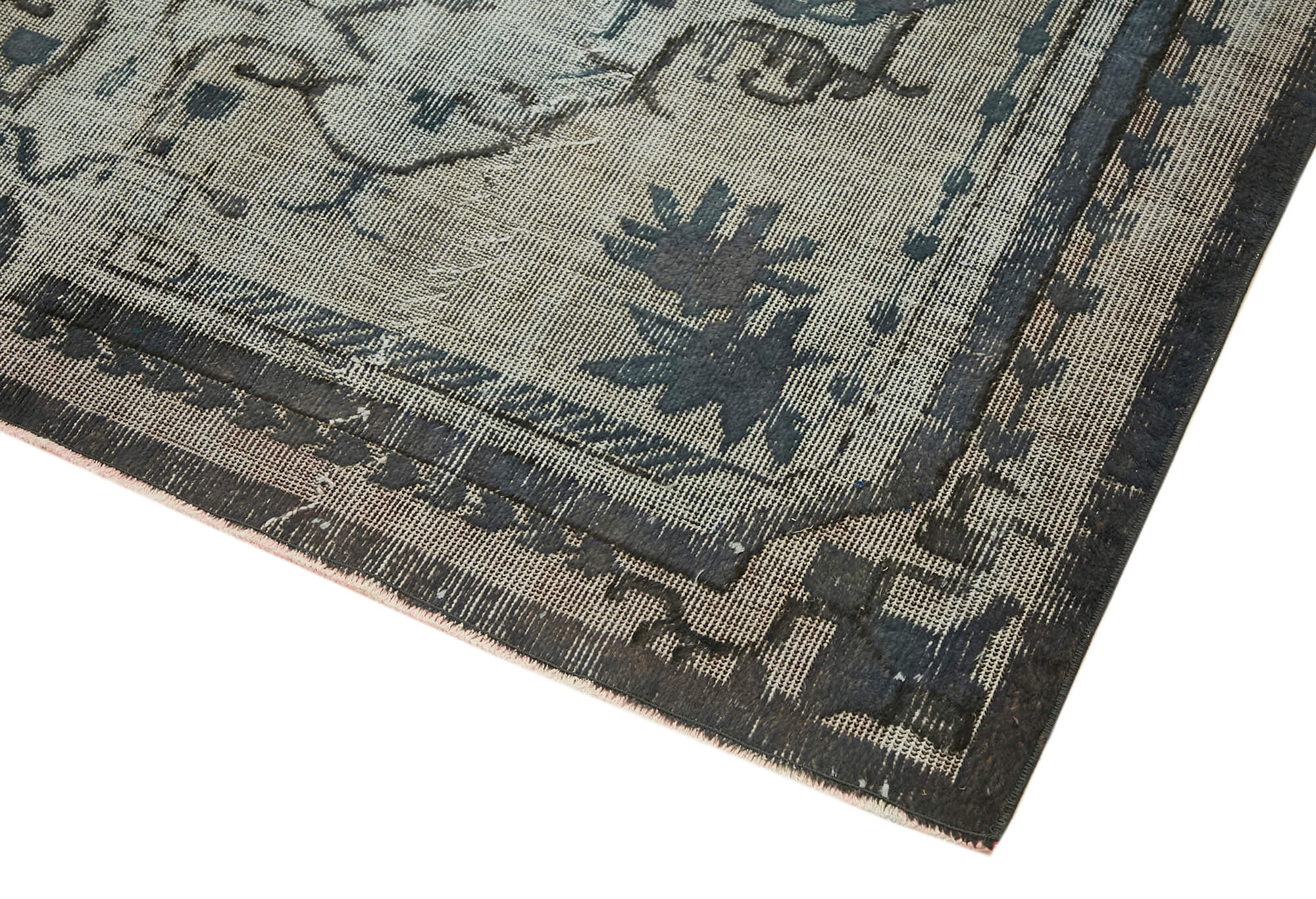Hand-Knotted Vintage Anatolian 1980s 175 cm x 282 cm Grey Rug