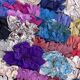 Colorful Boucherouite Moroccan rug - 141 x 254 cm