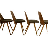 Dining chairs from tatra, 1960s, set of 4