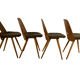 Dining chairs from tatra, 1960s, set of 4