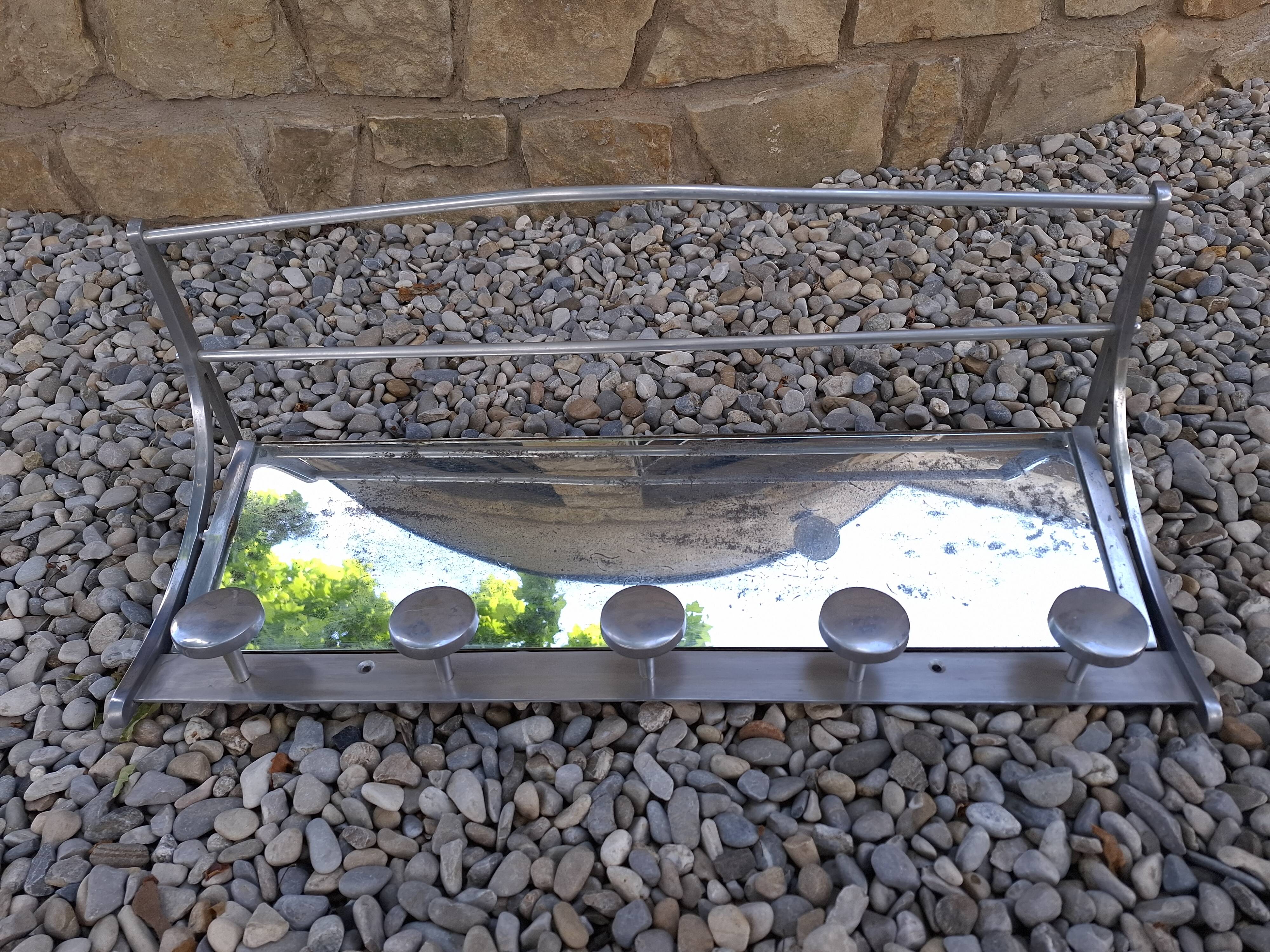 Vintage wall coat rack