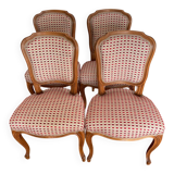 Set of 4 solid wood chairs