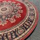Round oriental rug