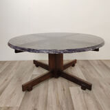 Vintage coffee table in resin and rosewood around 1960