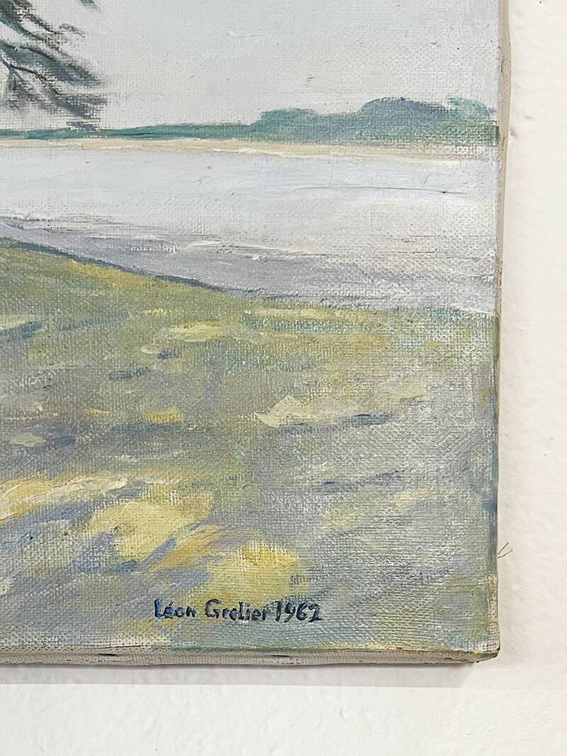 Painting “Dunes”, L.Grelier, 1962