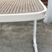 Set of 4 Cesca b32 model chairs in white by Marcel Breuer