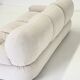 Sapporo three-seater sofa by Mario Marenco for Mobil Girgi in cream