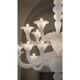 Monumental Contemporary White Rezzonico Murano Glass Chandelier