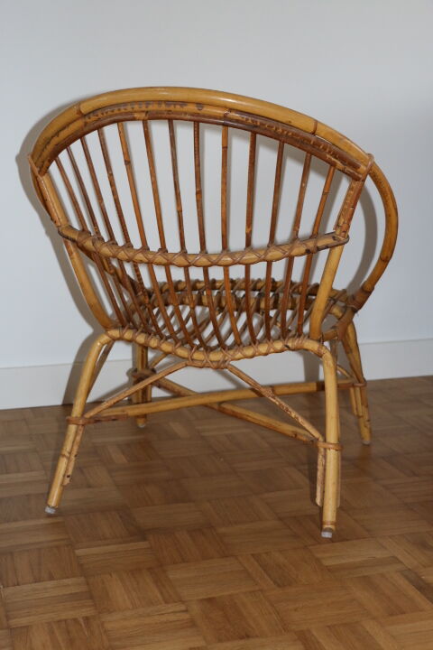 60s rattan chair
