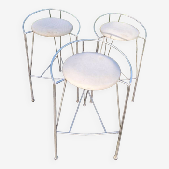 Metal bar stools by pascal MOURGUE