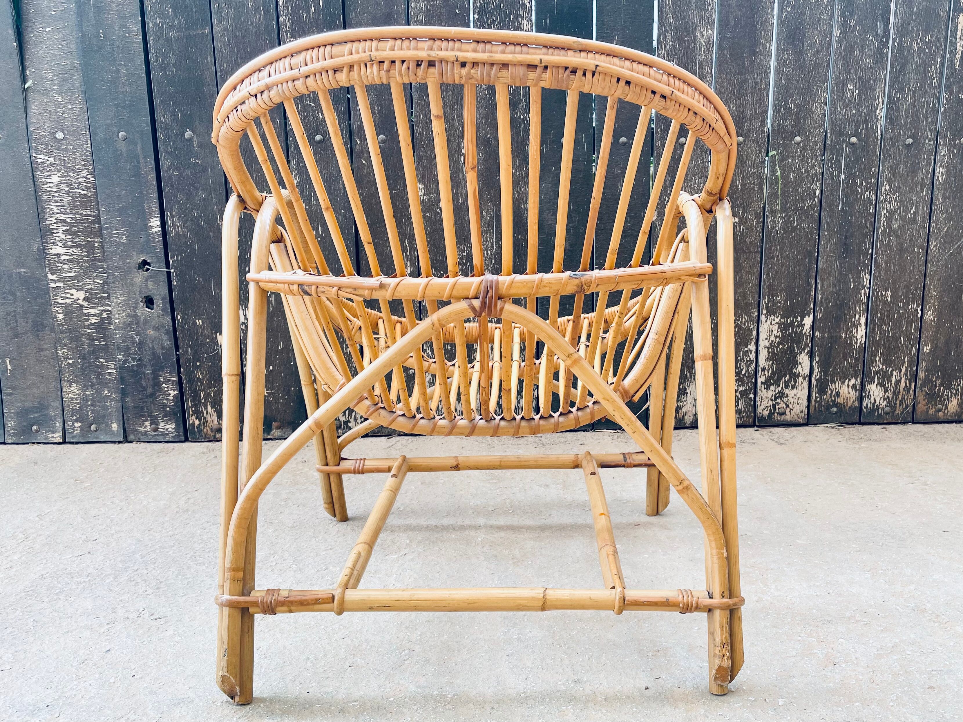Armchair basket 60's