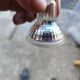 3 vintage chrome metal suspensions