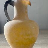 Scavo Murano vase jug in yellow glass paste