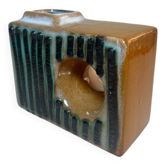 Vase cubique vintage