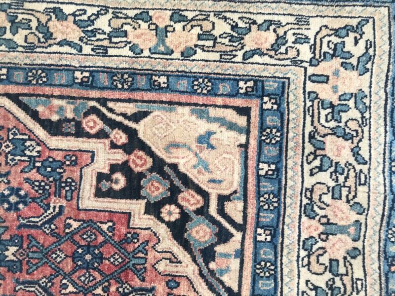 Handmade Tabriz ancient Persian rug - 108x160 cm