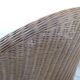 Wicker lotus armchair