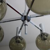 Lustre Spoutnik par Kaiser Leuchten vintage 1960