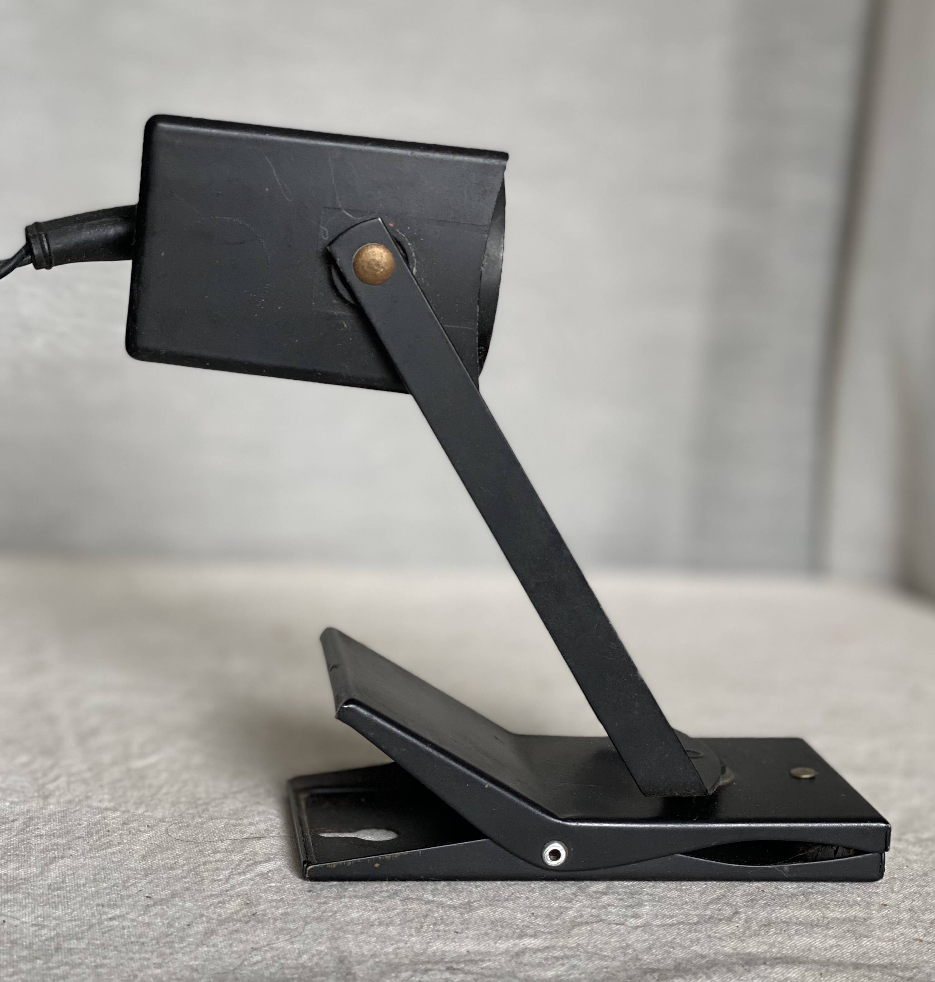 Lampe à pince moderniste LITA vintage 1960