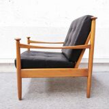 Danish leather armchair