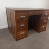 Walnut desk with drawers